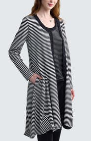 LUUKAA Elonie Striped Balloon Jacket