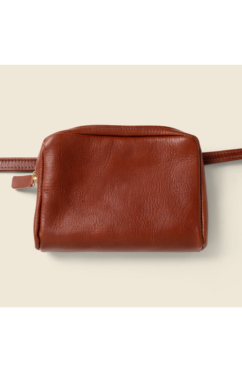 Casupo Leather Fanny Pack, Alternate, color, Chocolate