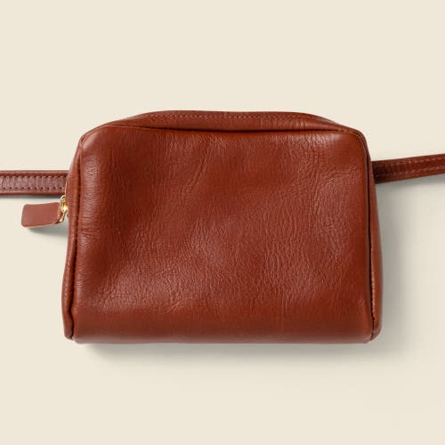 Casupo Leather Fanny Pack In Brown