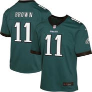 Nike Youth Nike A.J. Brown Midnight Green Philadelphia Eagles Game Jersey
