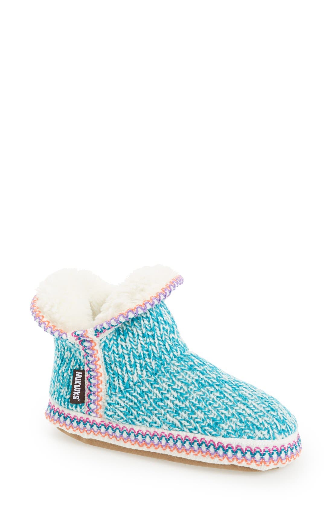 MUK LUKS 'Amira Candy Coated' Bootie Slipper, Main, color, 
