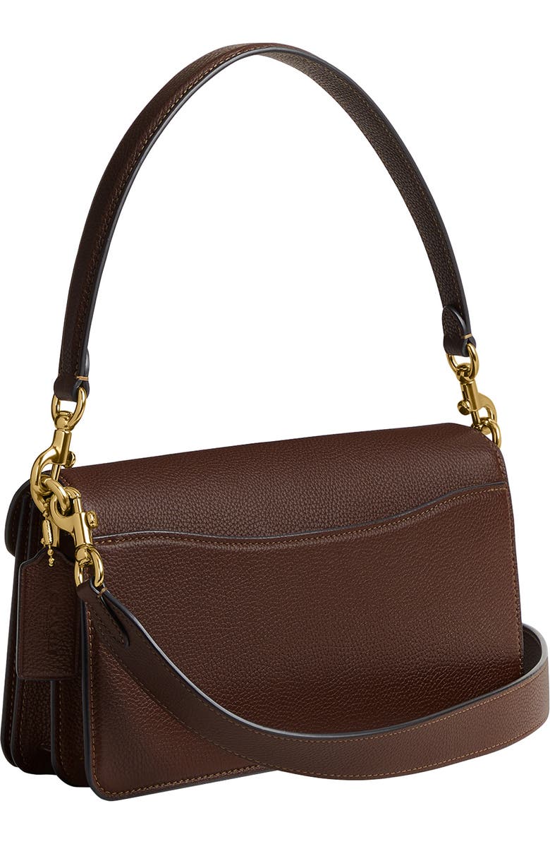 COACH Tabby 26 Leather Shoulder Bag, Alternate, color, Maple