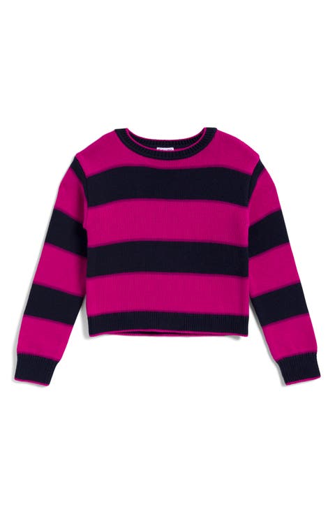 Kids' Celeste Stripe Crewneck Sweater