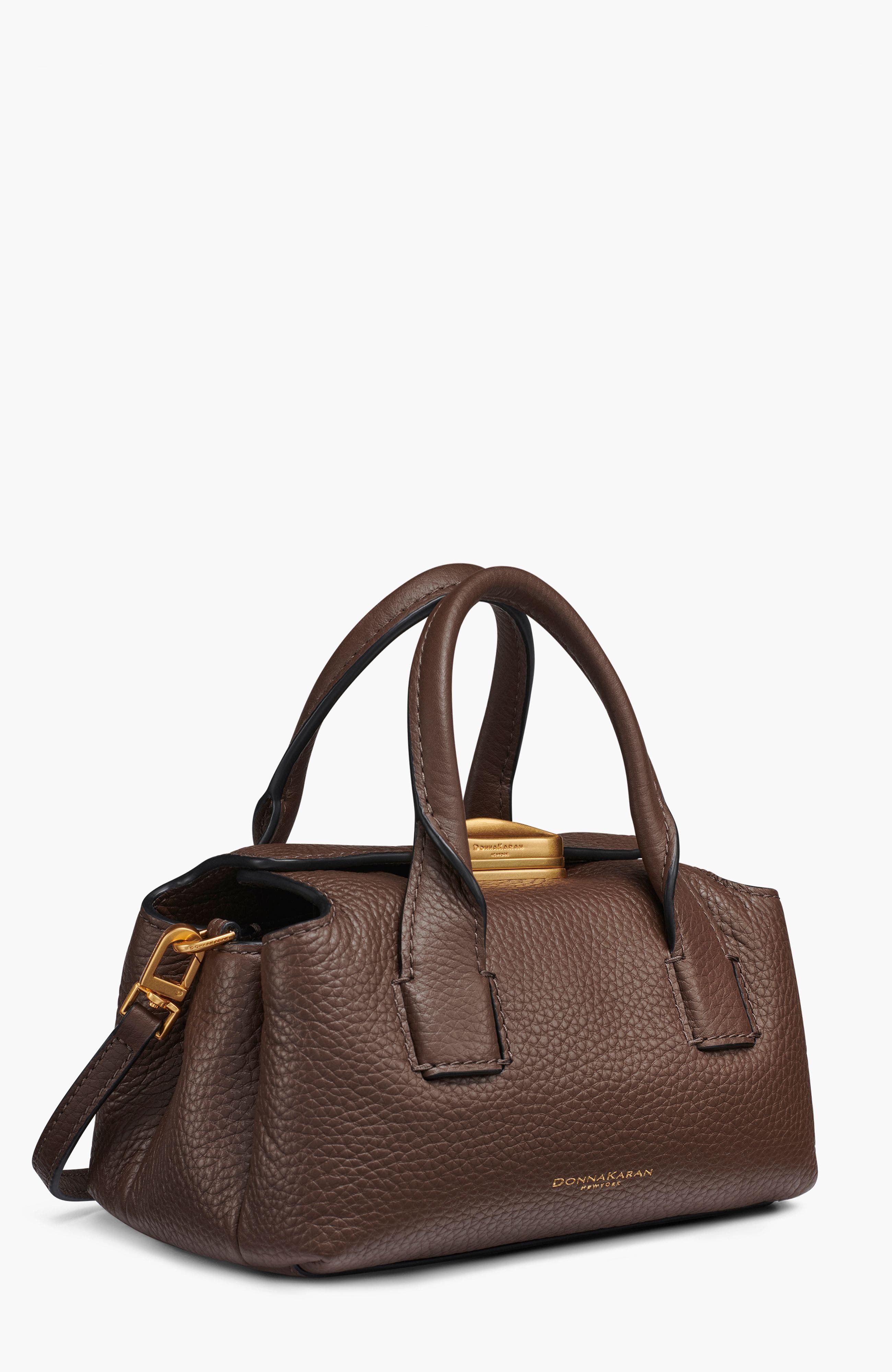 Amagansett Mini Satchel, Alternate, color, Umber