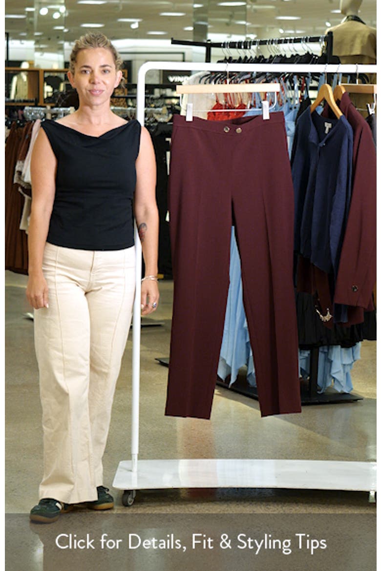 Extended Tab Straight Leg Pants video