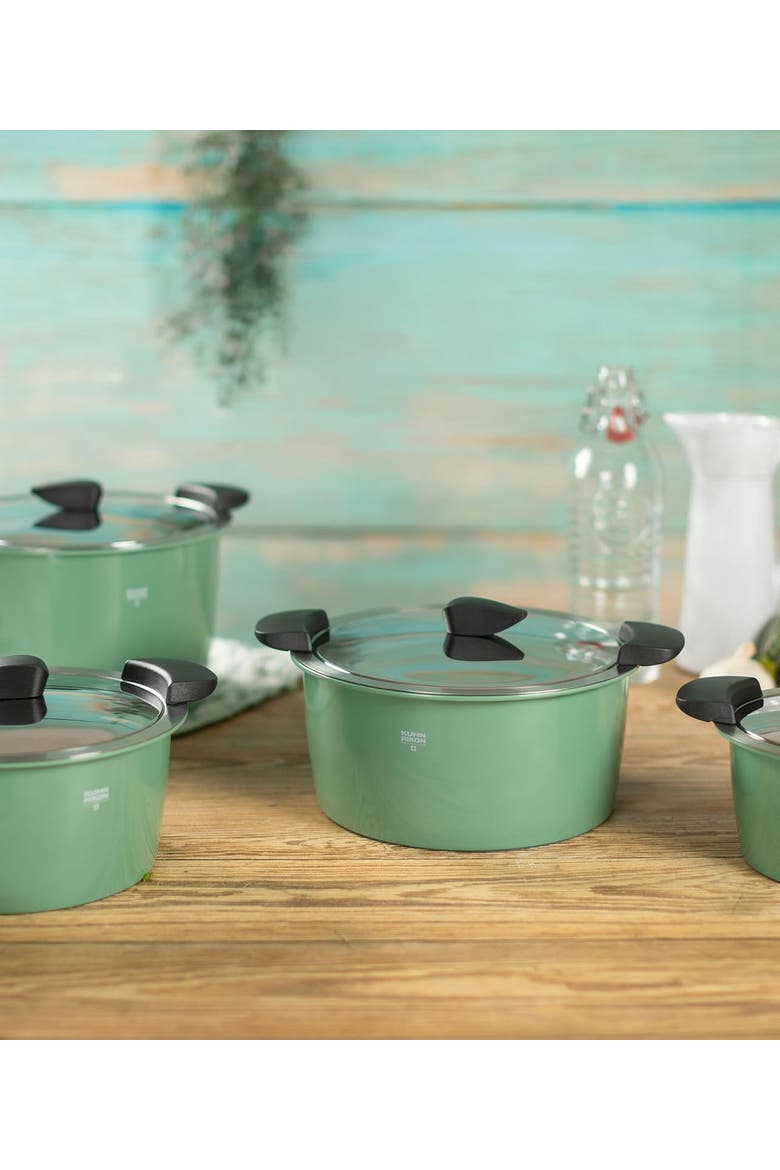 Hotpan Stainless Steel Cooking Pot with Insulated Bowl, 2.1-Quart, Alternate, color, Ocean