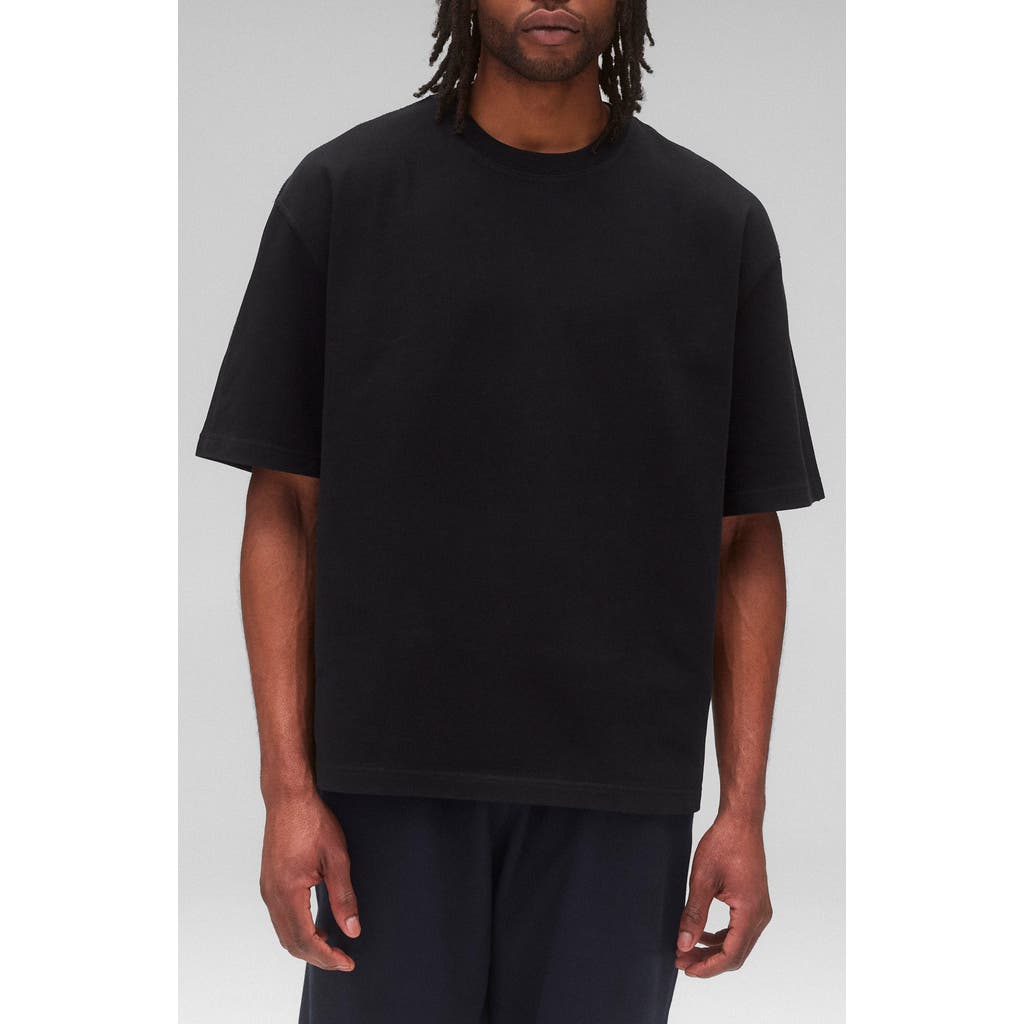 Reigning Champ Relaxed Heavyweight Jersey T-shirt In Black