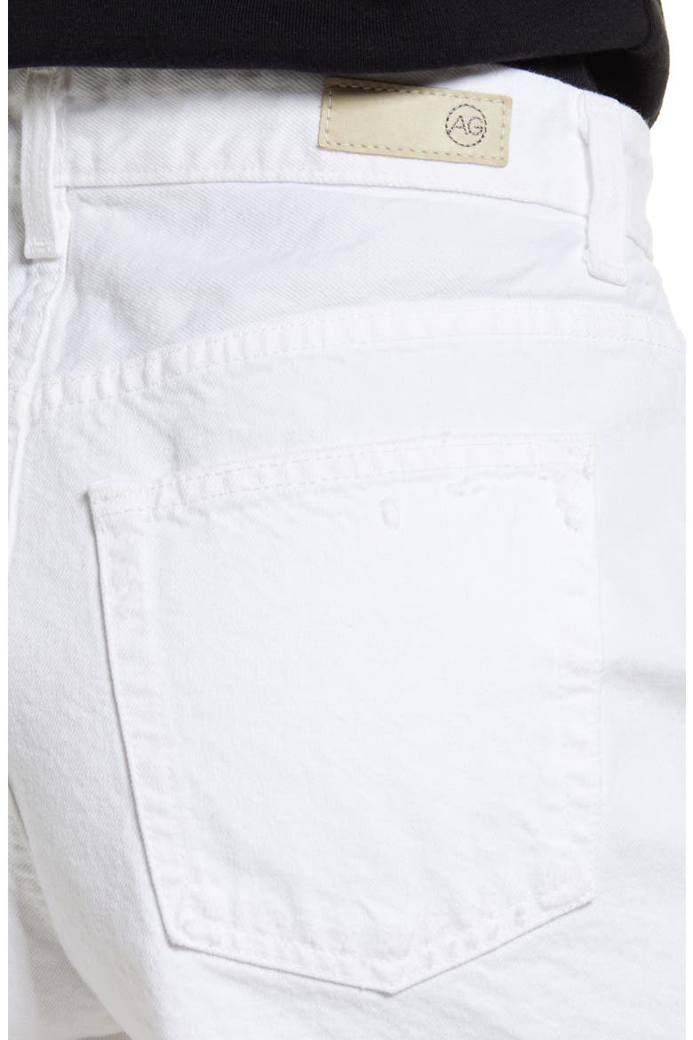 Alexxis High Waist Wedgie Shorts, Alternate, color, AUTHENTIC WHITE
