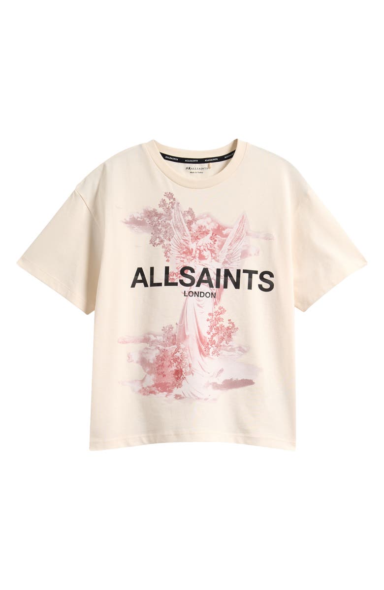 smALLSAINTS by ALLSAINTS Kids' Heart Cotton Graphic T-Shirt, Main, color, White