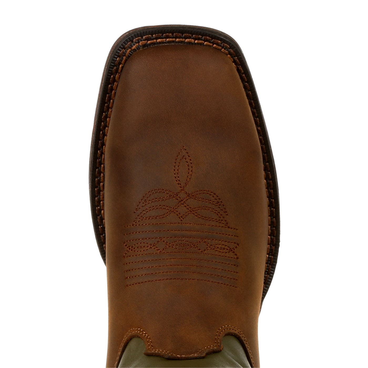 DURANGO Coffee & Cactus Pullon Western Boot, Alternate, color, 
