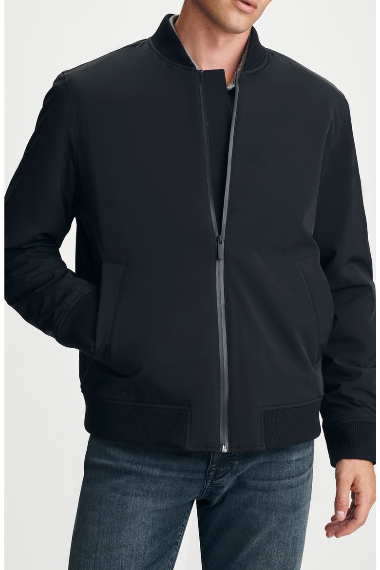 Bomber Jacket, Main, color, JET BLACK