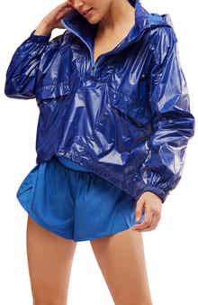 Free People FP Movement Spring Showers Water Resistant Packable Rain Jacket