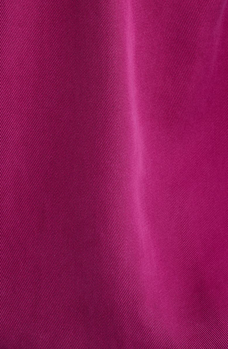 Cloth & Stone Gathered Button-Up Shirt, Alternate, color, Fushia