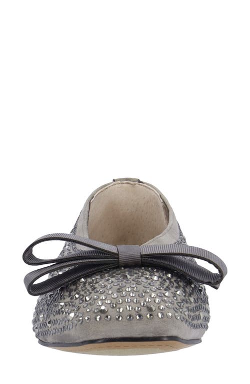 J. Reneé Fentan Ballet Flat In Gray