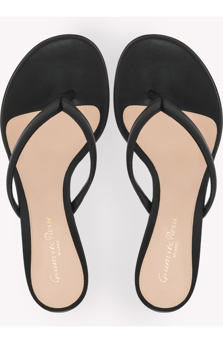 Gianvito Rossi Calypso Sandals, Alternate, color, Black Nappa