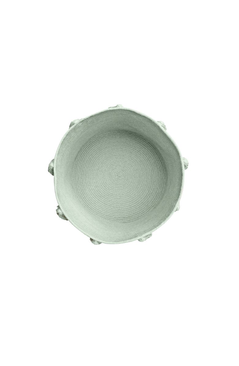 Lorena Canals Basket New Tassels, Alternate, color, Blue Sage