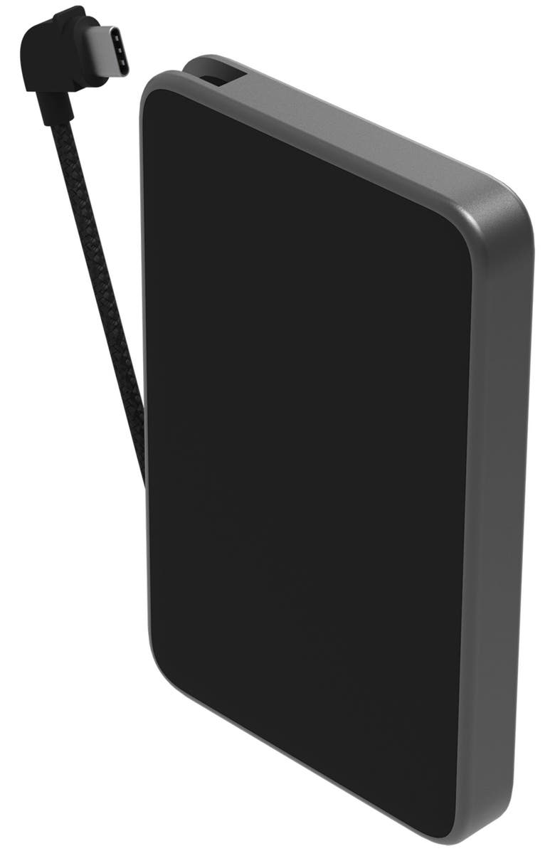 mophie PowerStation Plus 2024 Power Bank 5,000 mAh, Alternate, color, Black