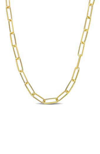 DELMAR Men's Paperclip Chain Necklace