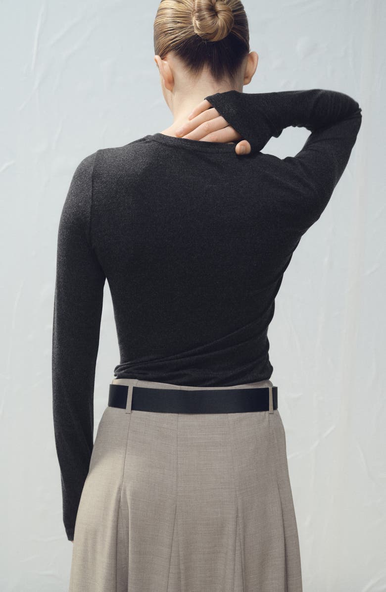 MANGO Combine Drape Top, Alternate, color, 