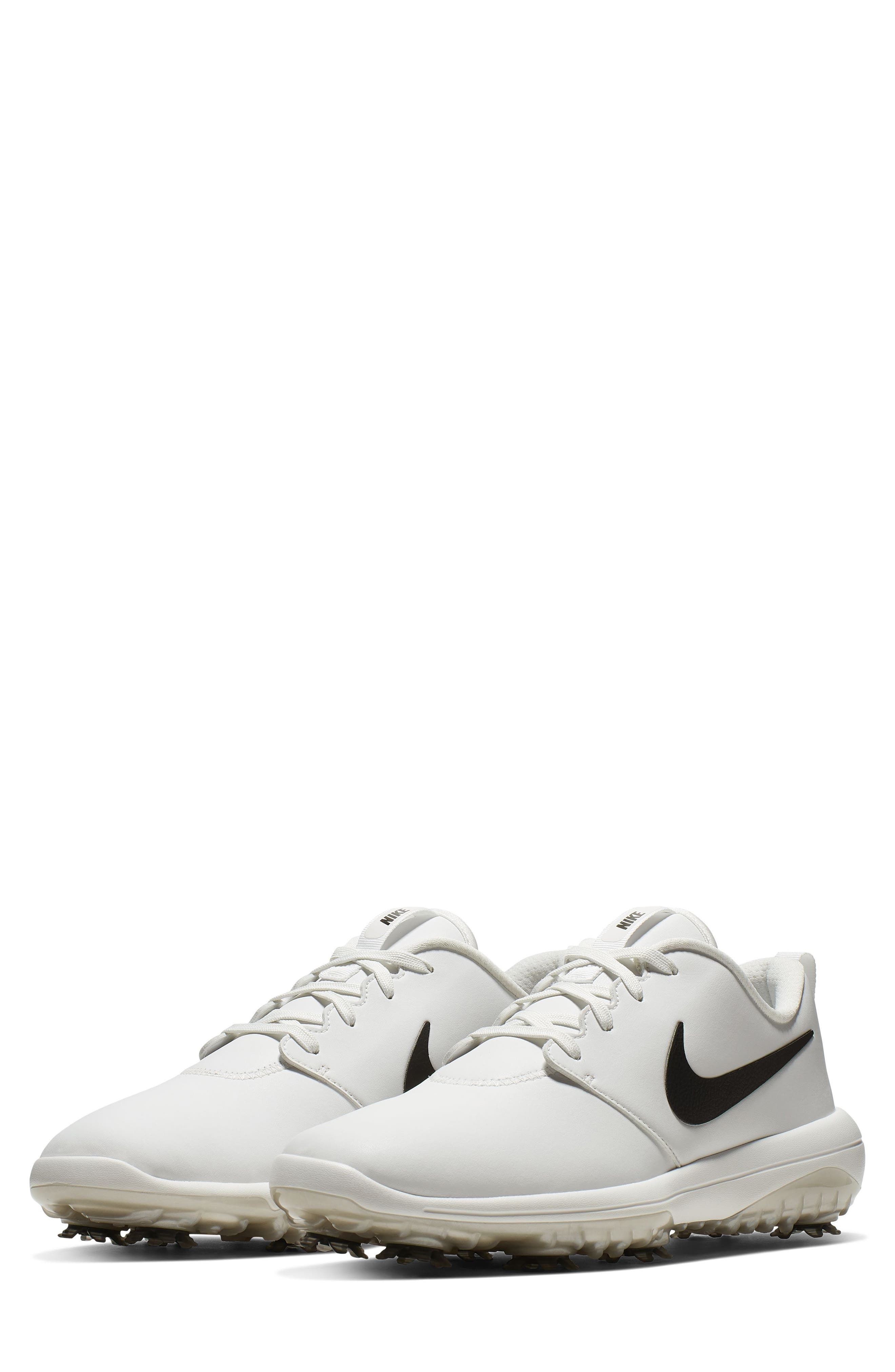 Roshe G Tour Golf Shoe, Main, color, SUMMIT WHITE/ BLACK