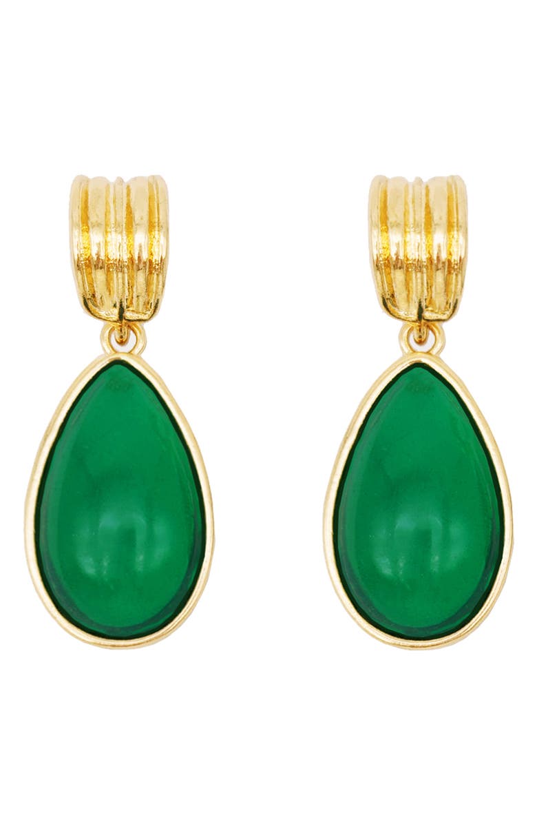 Petit Moments Teardrop Hoop Earrings, Main, color, 