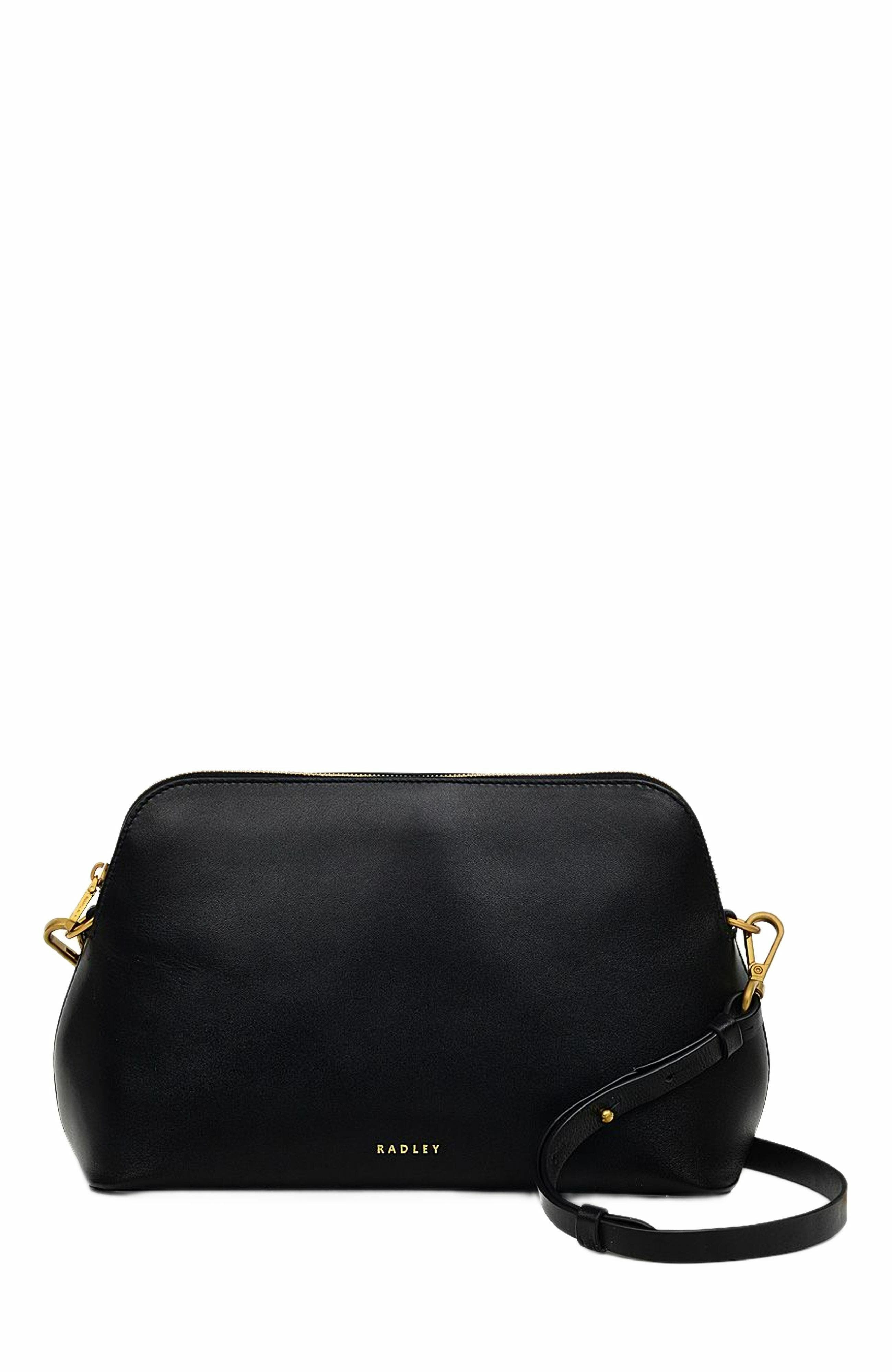 Radley Liverpool Street Medium Ziptop Crossbody Bag, Main, color, Black