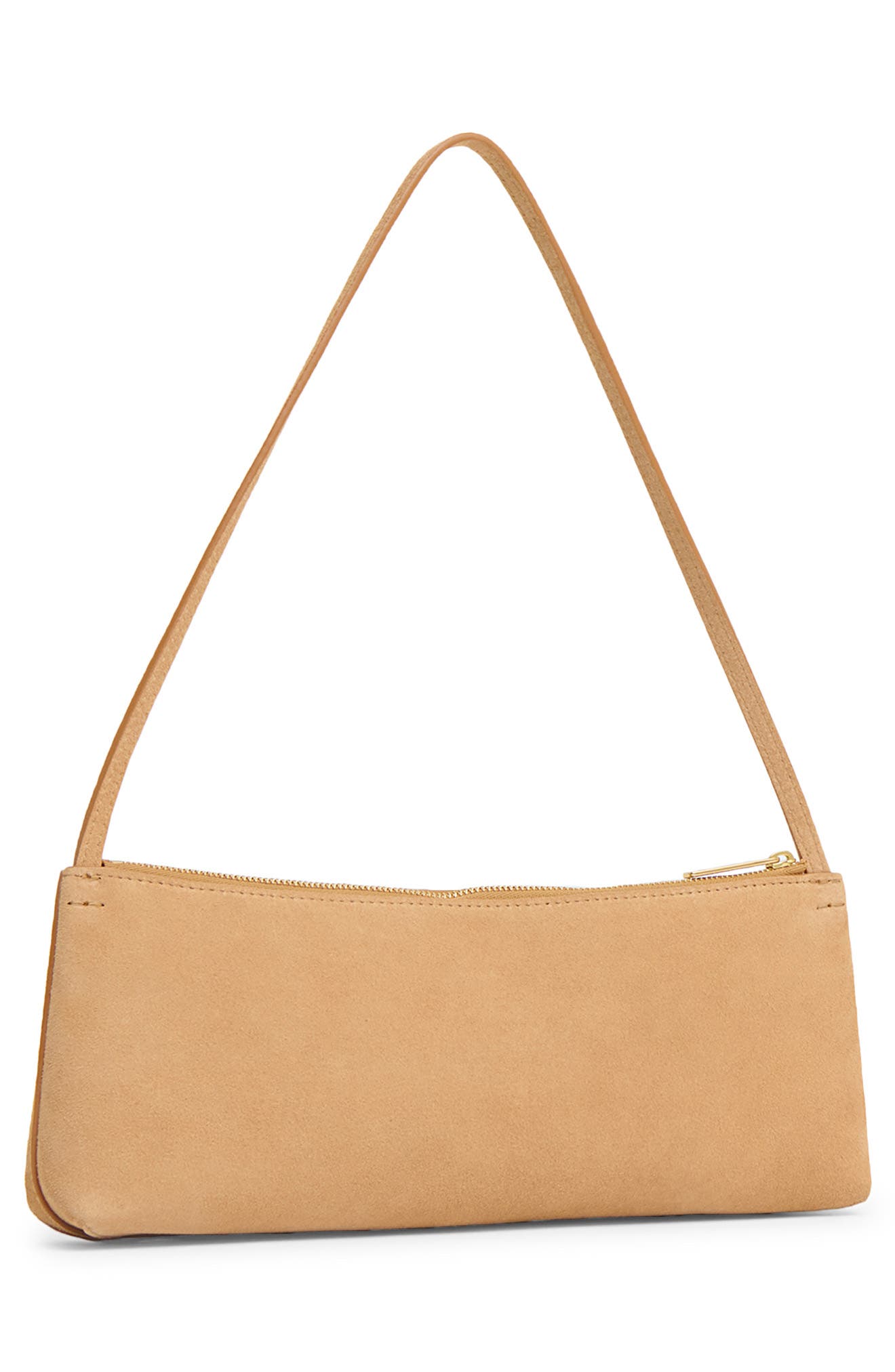 Gaia Leather Baguette Bag, Alternate, color, BUDINO