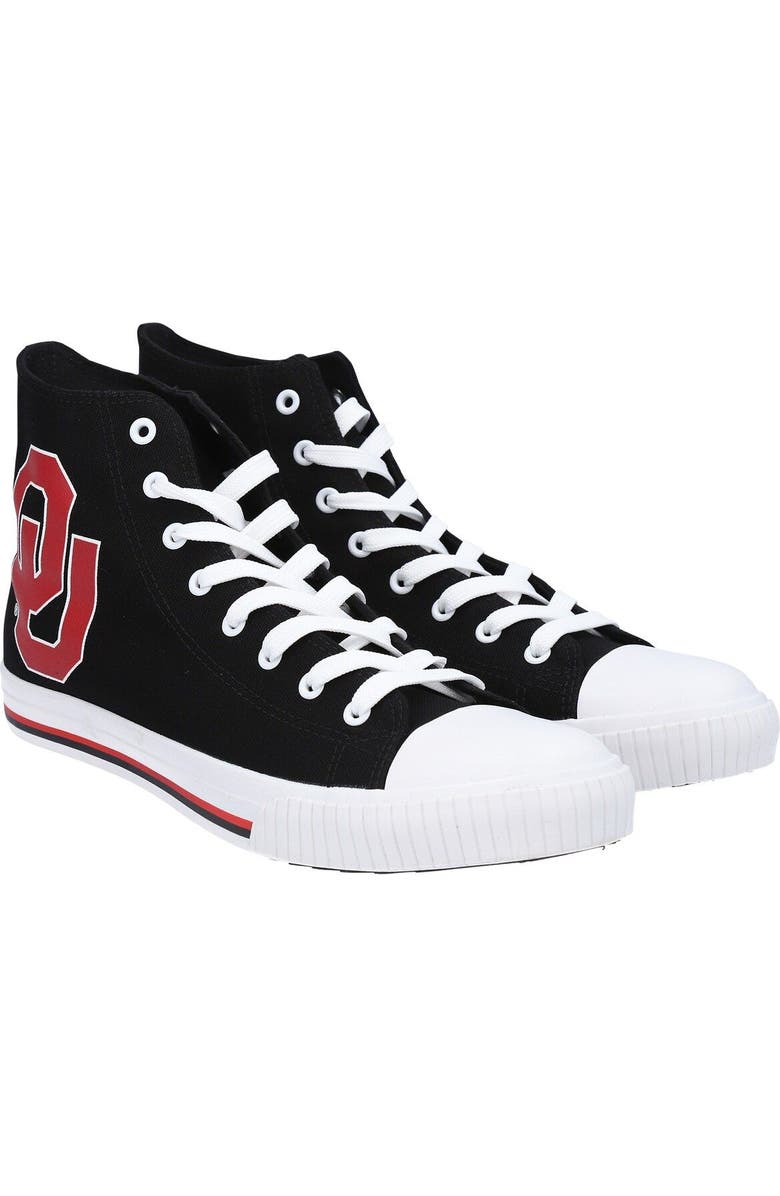 FOCO Men's FOCO Oklahoma Sooners Big Logo High Top Canvas Shoes, Main, color,