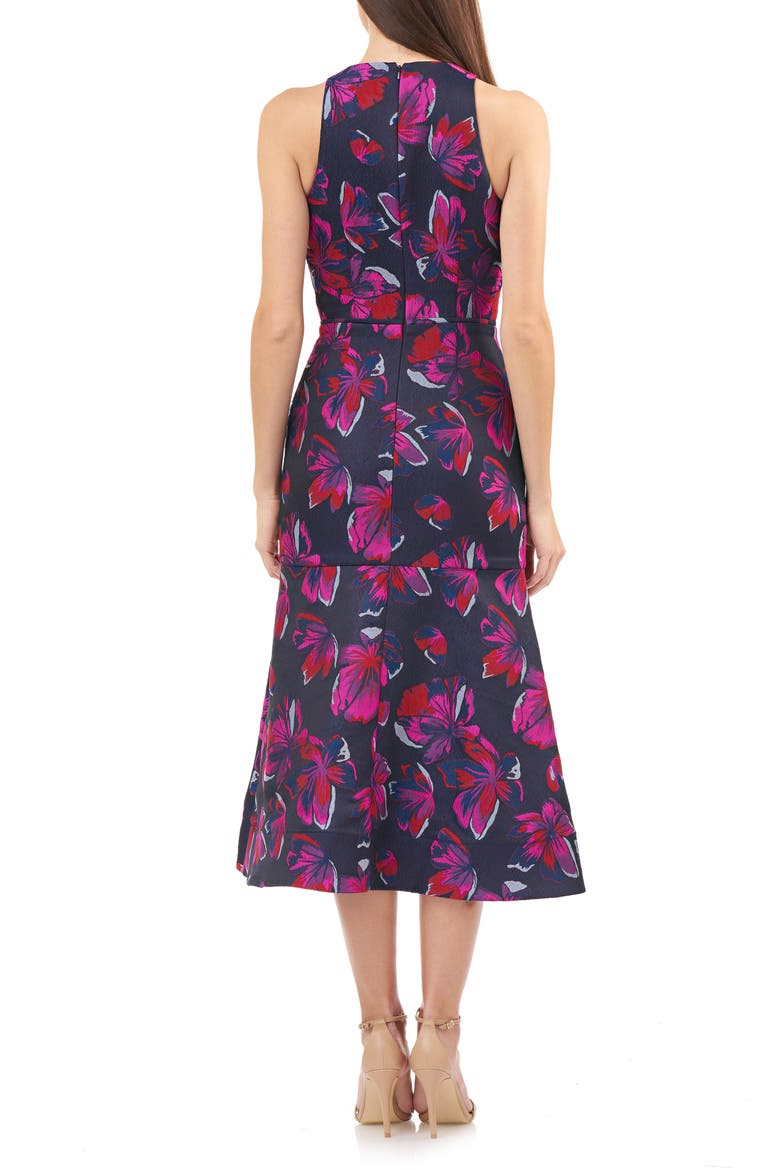 Halter Dress, Alternate, color, NAVY FUSCHIA