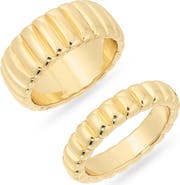 NORDSTROM RACK Demi-Fine 2-Pack Assorted Rings