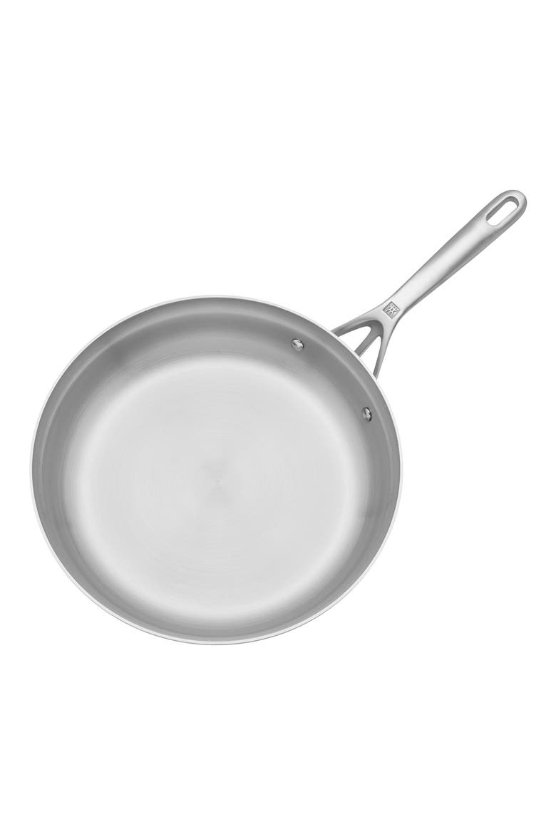 Motion Stainless Steel 12-Inch Fry Pan, Alternate, color, STAINLESS STEEL