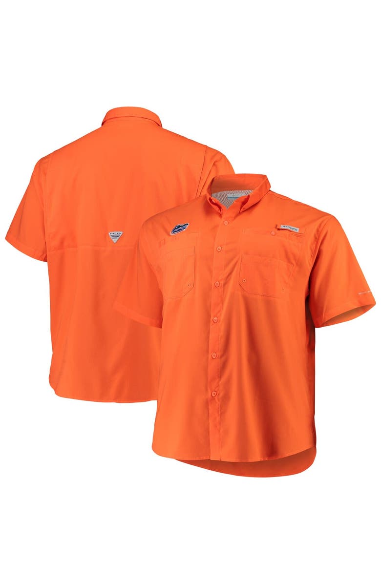 Columbia Men's Columbia Orange Florida Gators Big & Tall Collegiate Tamiami Button-Down Shirt, Main, color, Orange