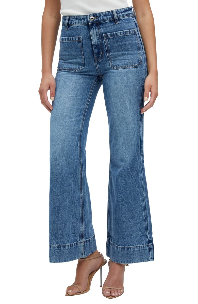 Bardot Lincoln Flare Jeans, Main, color,