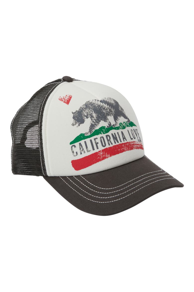 California Trucker Hat, Main, color, KNY0-CHAR 1