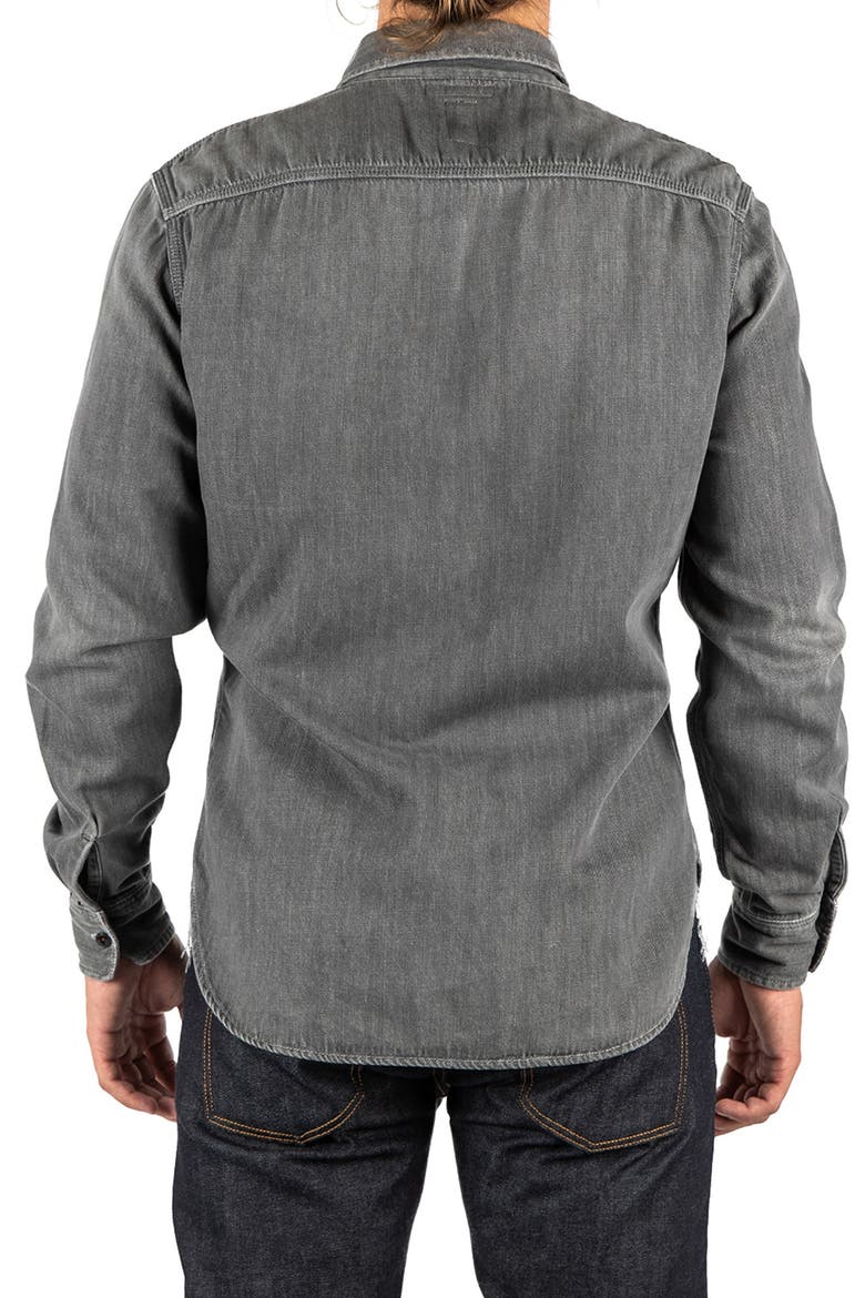 The Brace Button-Up Shirt, Alternate, color, CHAD
