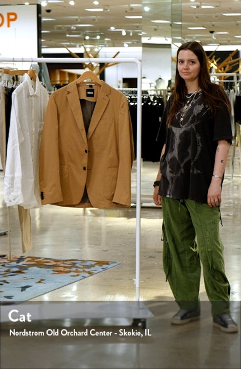 Hanry Beige Cotton Blend Sport Coat, sales video thumbnail