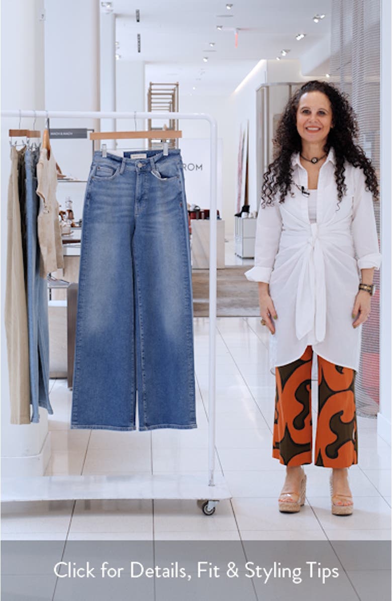NCE High Waist Wide Leg Jeans, sales video thumbnail