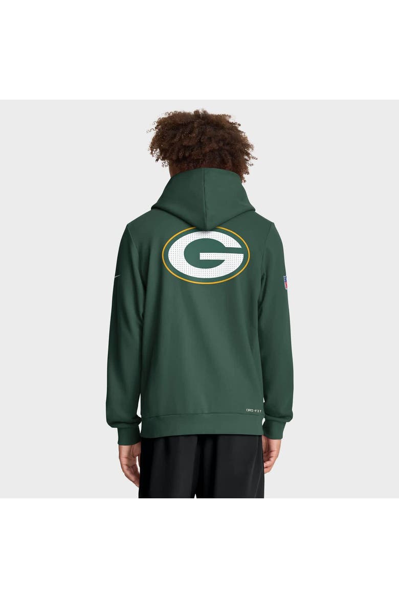 Men's Nike Green Green Bay Packers Sideline Utility Player Performance Full-Zip Hoodie, Alternate, color, Green