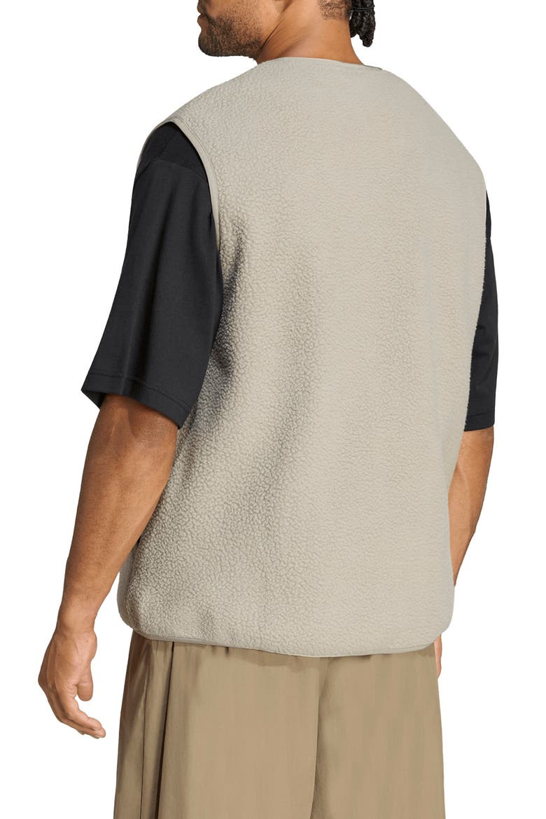 3S Warm Fleece Vest, Alternate, color, SILVER PEBBLE