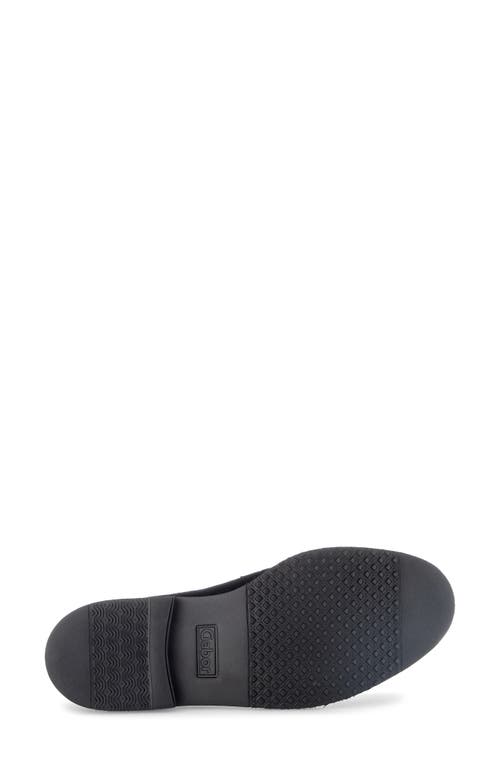 Gabor Gem Bit Loafer In Black