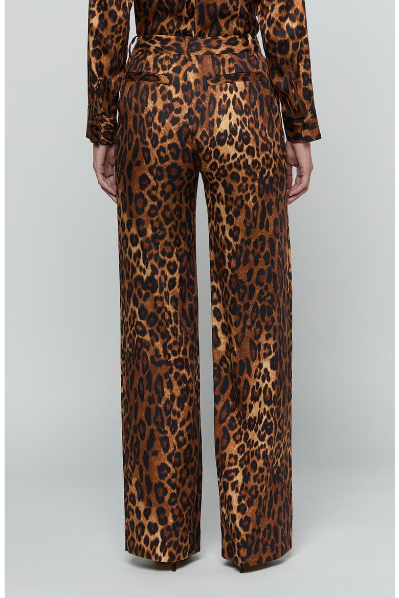 Livvy High Waist Wide Leg Pants, Alternate, color, TAN MULTI JAVAN LEOPARD