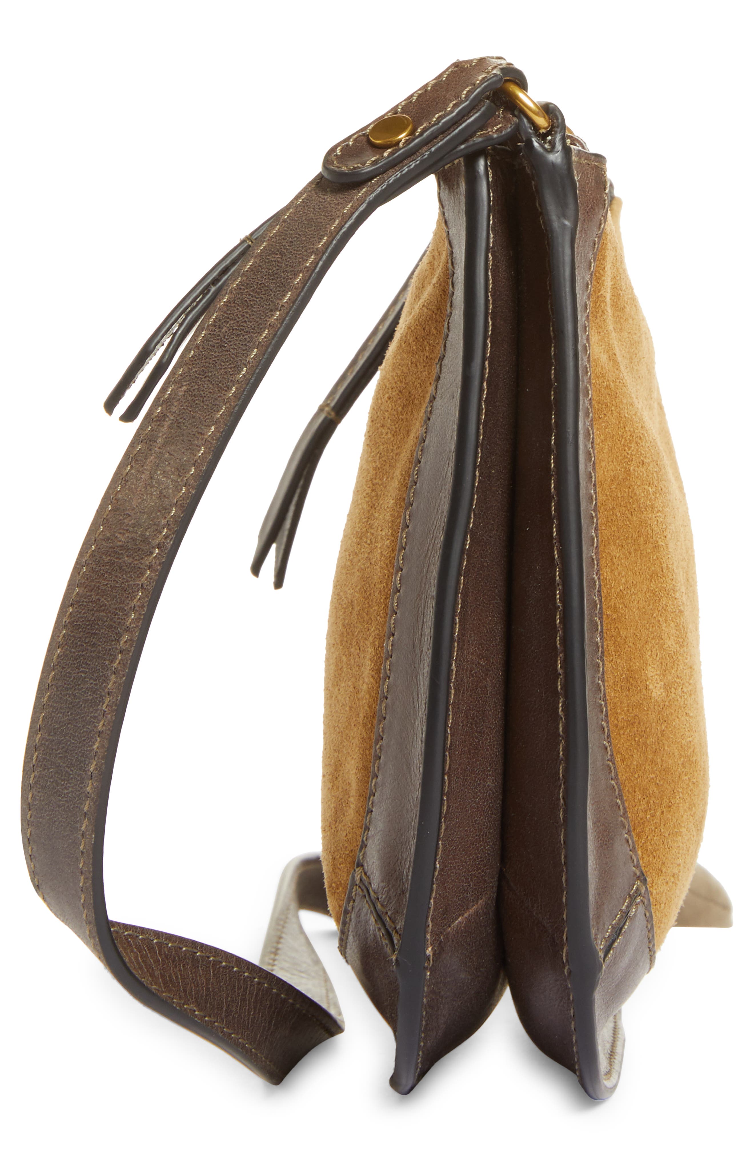 Isabel Marant Muho Suede Shoulder Bag, Alternate, color, 