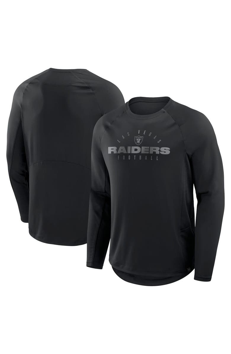 FANATICS Men's Fanatics Black Las Vegas Raiders Coverage Scheme Long Sleeve T-Shirt, Main, color, Black