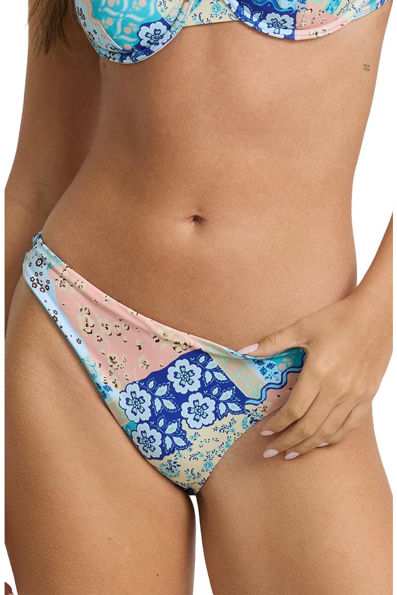 Happy Hippy Lowrider Full Coverage Swim Briefs, Main, color, LILAC MARBLE