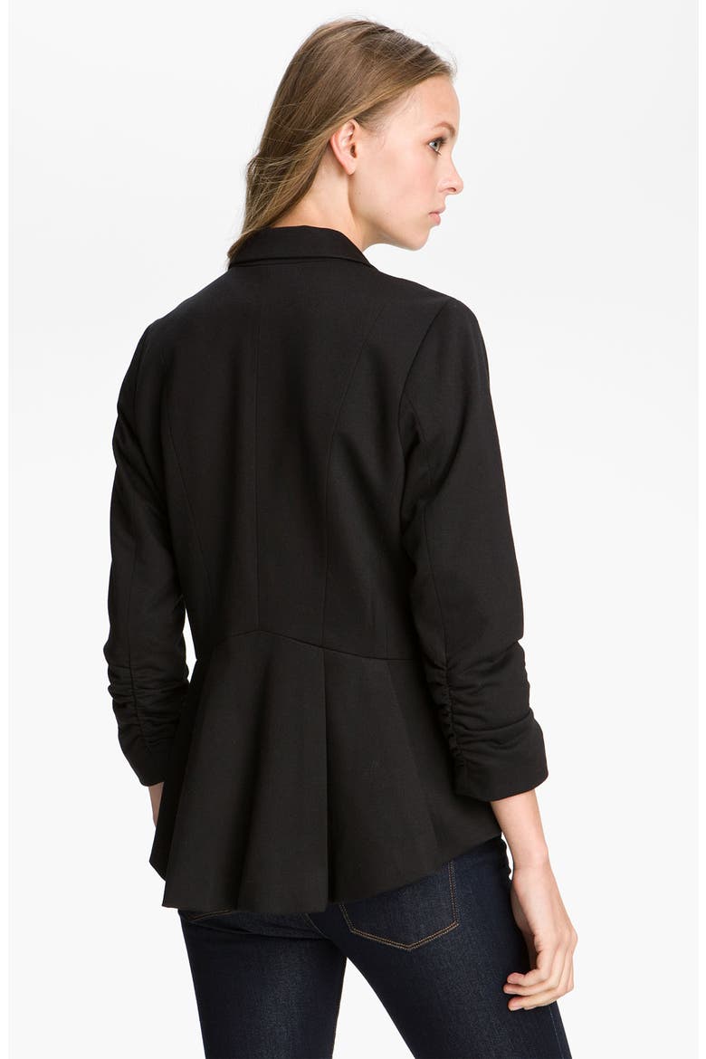 Gibson Equestrian Blazer, Alternate, color, BLACK
