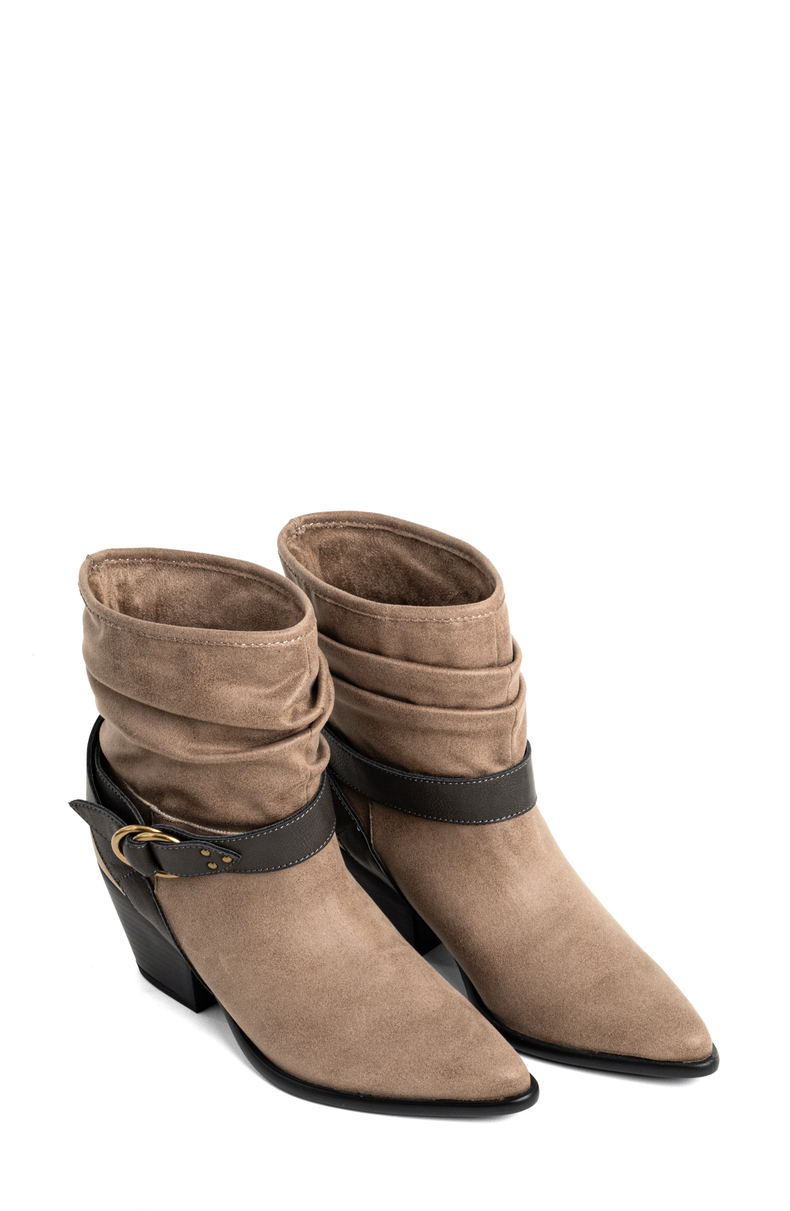 SHUSHOP Whitney Bootie, Alternate, color, Taupe Suede
