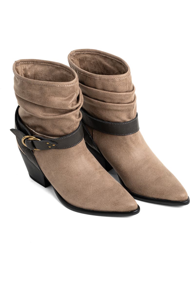 SHUSHOP Whitney Bootie, Alternate, color, Taupe Suede