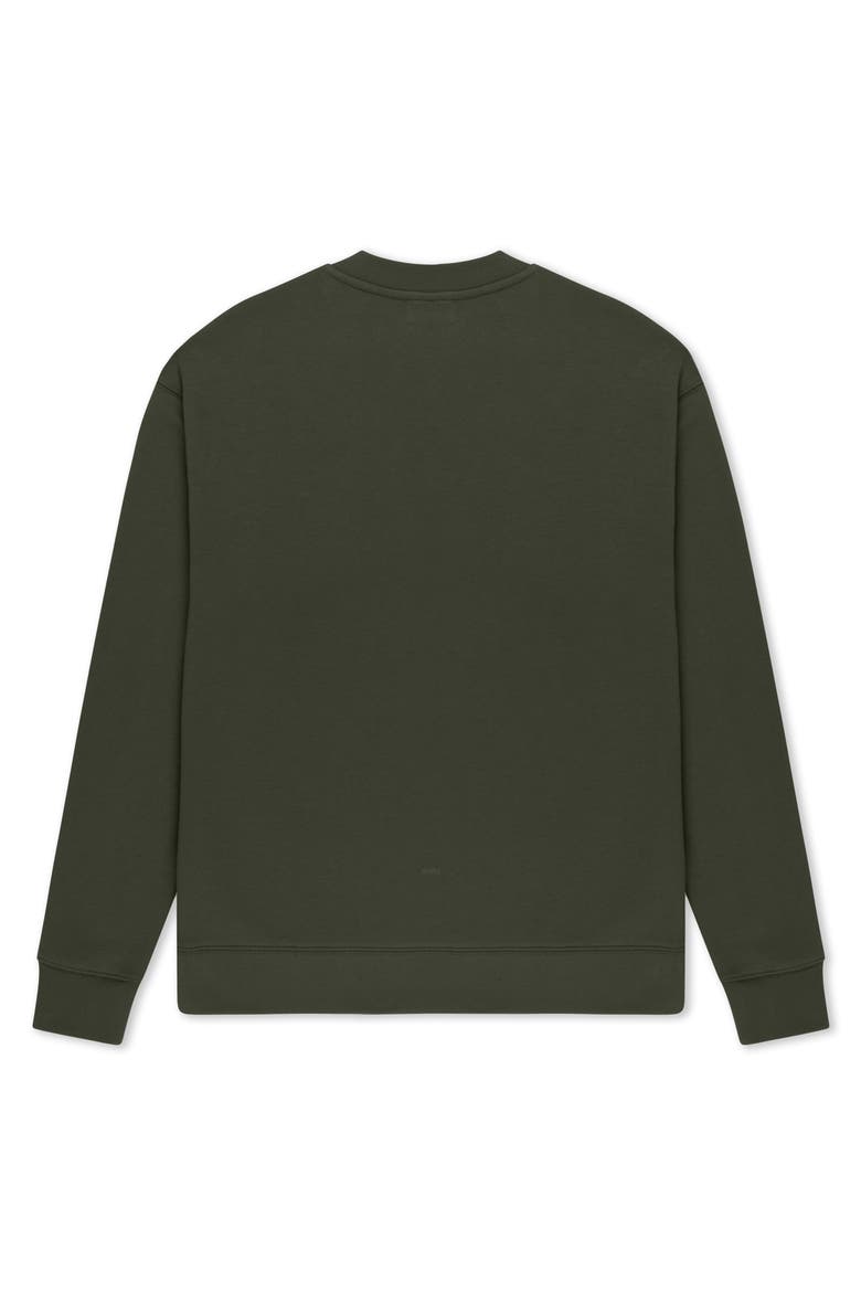 Ghost Relaxed Midweight Fleece Crewneck Sweatshirt, Alternate, color, Cypress