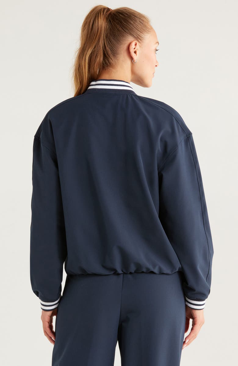 Recess Pickleball x Zella Volley Varsity Jacket, Alternate, color, Navy Sapphire