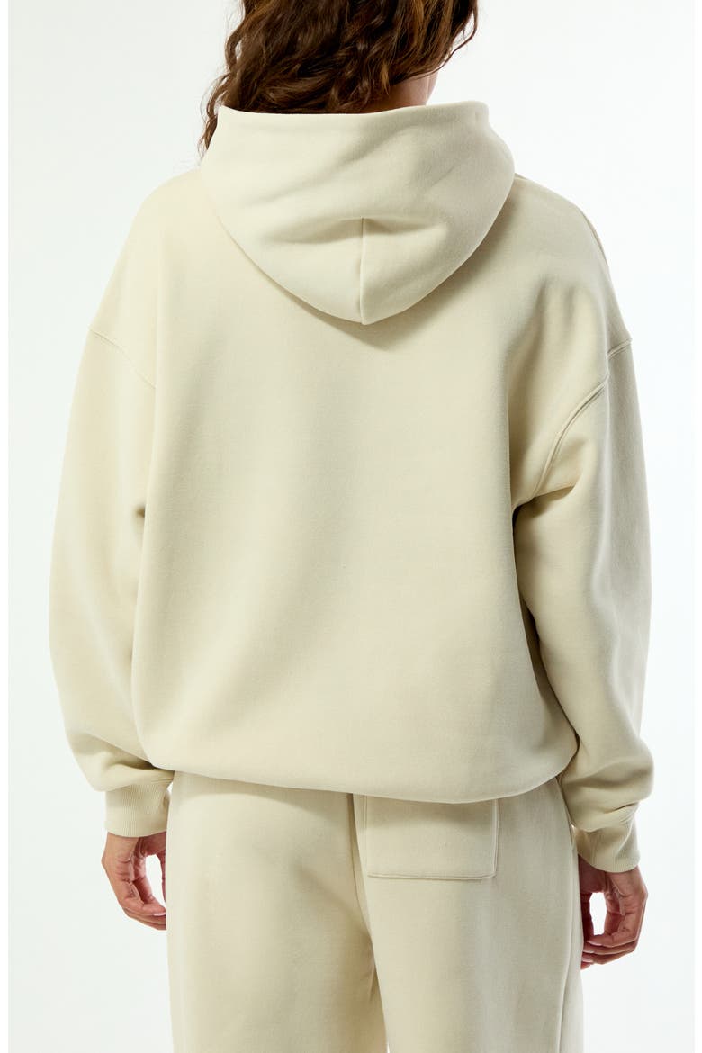 LA Relaxed Fit Cotton Blend Hoodie, Alternate, color, CREAM